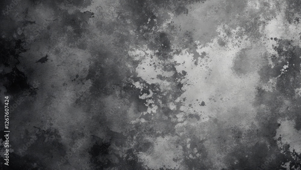 Poster abstract monochrome gray grunge texture background with varying shades ideal for design projects and