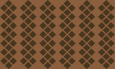  simple abstract brown colour dimond bland pattern on light brown backgrond.