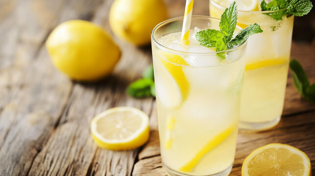lemonade with lemon