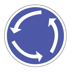 circular movement sign vector icon