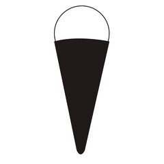 ice cream cones vector icon