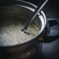 Würzige Hackfleisch-Lauch-Suppe mit Kartoffelstücken – Deftige Hausmannskost