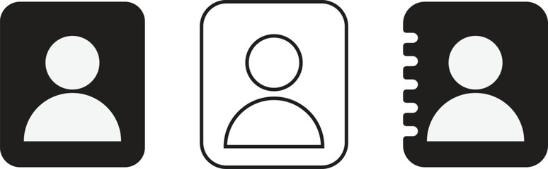 Contact  and People icons Vector, Adobe illustration EPS Vector files Design