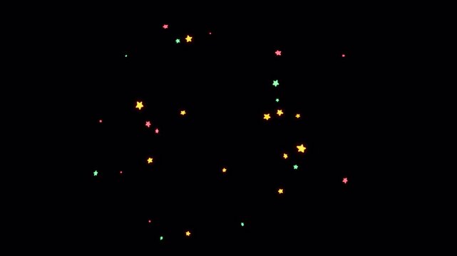 scattered stars effect