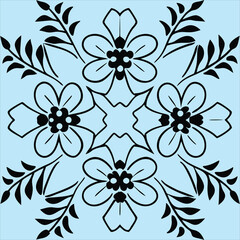  Elegant Floral Line Art Pattern Seamless Botanical Design