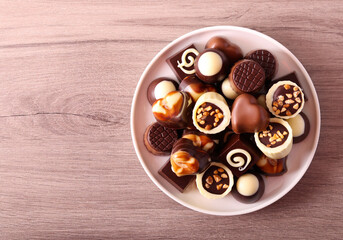 Chocolate assorted sweets