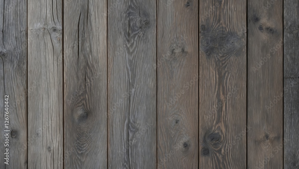 Poster high resolution closeup of a grey oak wooden panel texture showcasing natural grains and weathered f