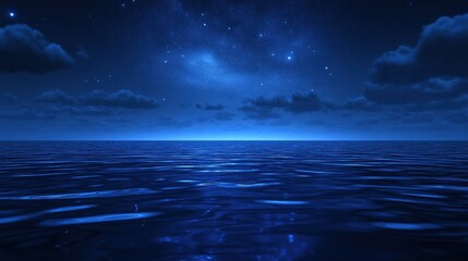 Starry Night Ocean: A Serene Nightscape