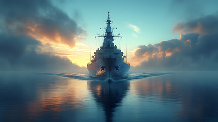 Obraz premium The sky is filled with vibrant colors, creating a serene and peaceful atmosphere