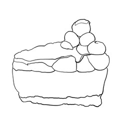 Blueberry cheese cake