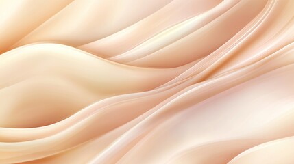 Abstract beige silky waves background.