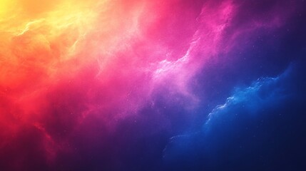 Fototapeta premium A vibrant, swirling blend of colors showcasing a cosmic or abstract scene with hues of pink, blue, and orange.