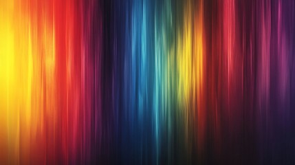 Obraz premium A vibrant gradient of colors blending horizontally, creating a smooth, abstract design that evokes a sense of energy and movement.