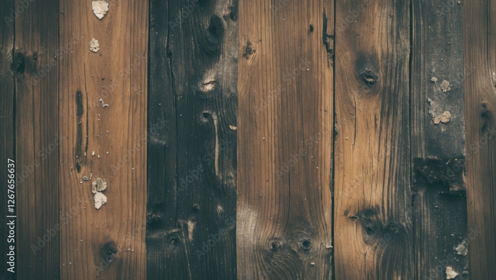 Poster textured wooden background showcasing weathered planks with unique grain patterns and slight imperfe