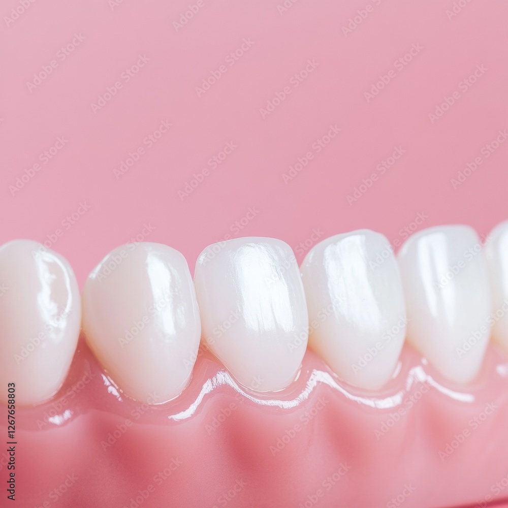Aufkleber teeth whitening transformation showcasing before and after results with visible dental enamel improv