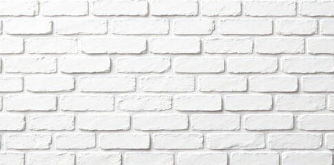 Fototapeta premium Clean white brick wall texture, perfect backdrop , design, white brick wall, empty