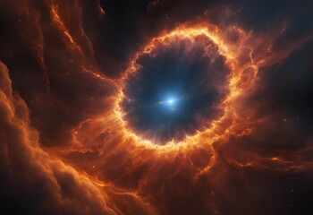Fototapeta premium Exploding Supernova in Space