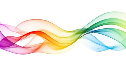 Fototapeta premium Colorful abstract wave background.