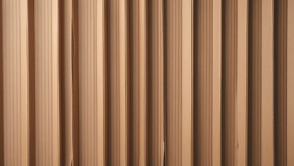 Obraz premium Brązowa faktura tektury falistej w delikatnych pastelowych odcieniach, idealna na tła i projekty