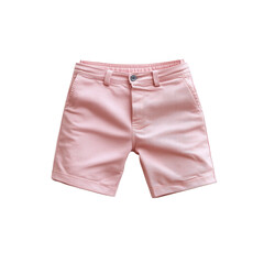 Pale Pink Cotton Shorts, Casual Summer Clothing