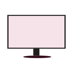 Vector and line art for LCD TV monitors