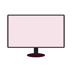 Vector and line art for LCD TV monitors