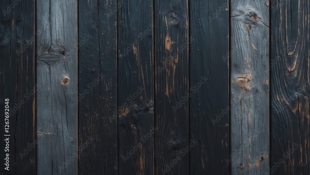 Poster dark wooden texture background featuring black and grey tones with natural grain patterns and ample 