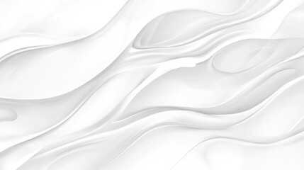 Obraz premium Abstract white flowing liquid marble texture.