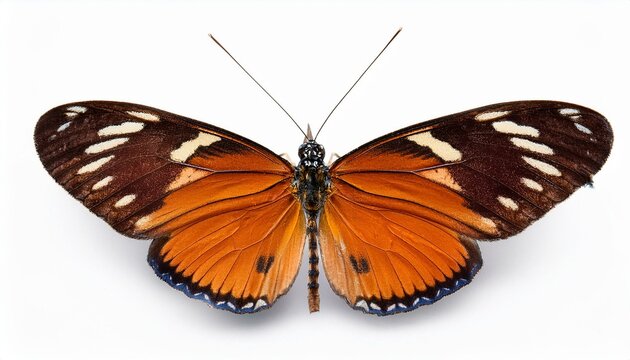 butterfly isolated on white background junonia rhadama