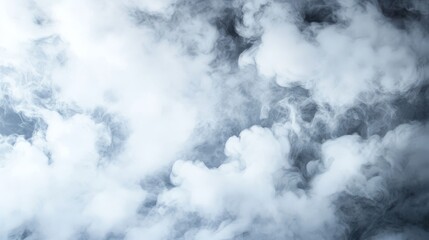 Obraz premium Abstract Smoke Texture Dark Grey Background - Ethereal, misty, cloudy, vaporous, smoky; symbolizing mystery, ambiguity, transformation, fleeting moments, and the unknown