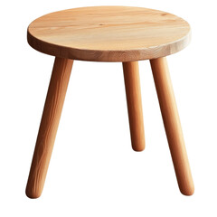 wooden table isolated on white