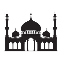 taj mahal silhouette