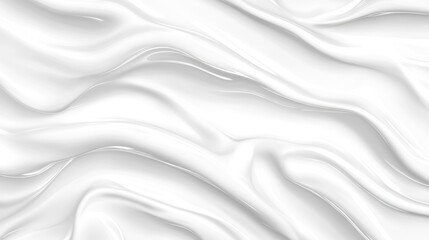 Abstract white silky waves background.