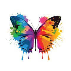 butterfly on a white background