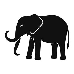 elephant silhouette vector