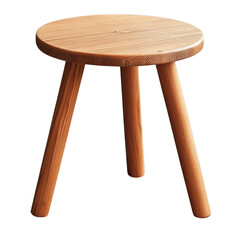 wooden chair isolated on white