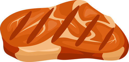 Juicy grilled pork chop featuring perfect grill marks, exuding mouthwatering deliciousness and inviting diners to indulge in a satisfying meal, ideal for lunch or dinner