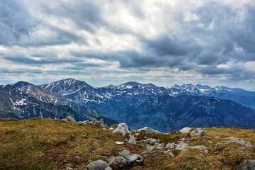 Tatry wysokie, zdjęcie z okolic Czerwonych Wierchów. © Marcin