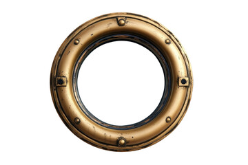 porthole on a white background