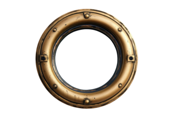 porthole on a white background