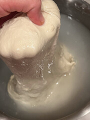 Making of vegan mock meat using seitan by washing flour method