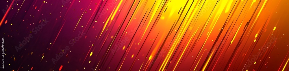 Poster abstract background dynamic diagonal lines red orange yellow gradient