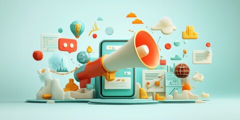 Creative Communication and Digital Innovation: A Visual Representation of Modern Interactions and Ideas