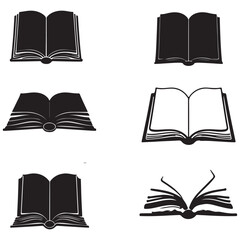 set of vector books