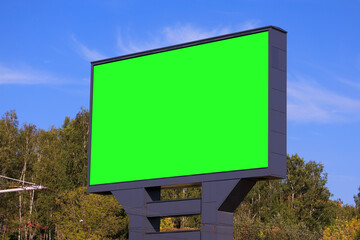 Large billboards for outdoor advertising along the roads. Background for design. 