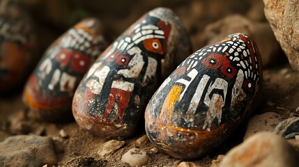 Ancient Andean Painted Stones: A Glimpse into Pre-Columbian Art