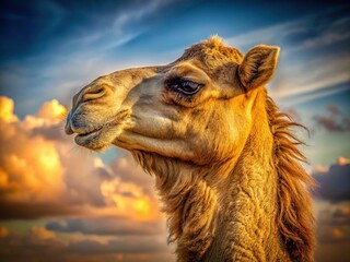 Graceful desert nomad, captured in shadow.