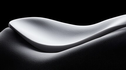 Solid Background with Gradient and Modern Aesthetic. Smooth white surface on textured black background.