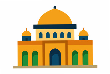 taj mahal vector illustration