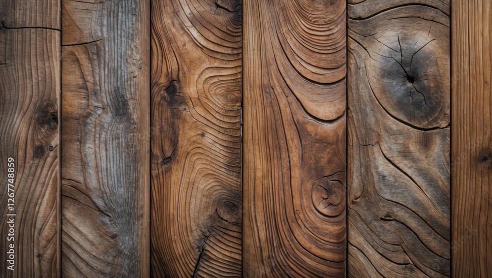 Poster textured wooden surface with natural grain patterns and knots for background use copy space